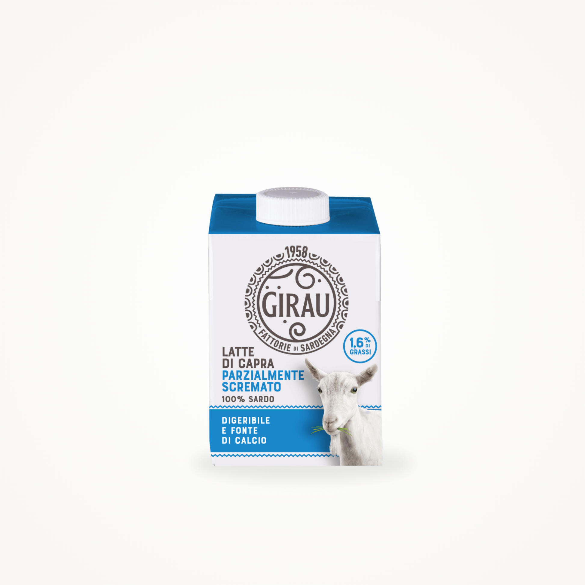 Girau - latte di capra parzialmente scremato 500ml