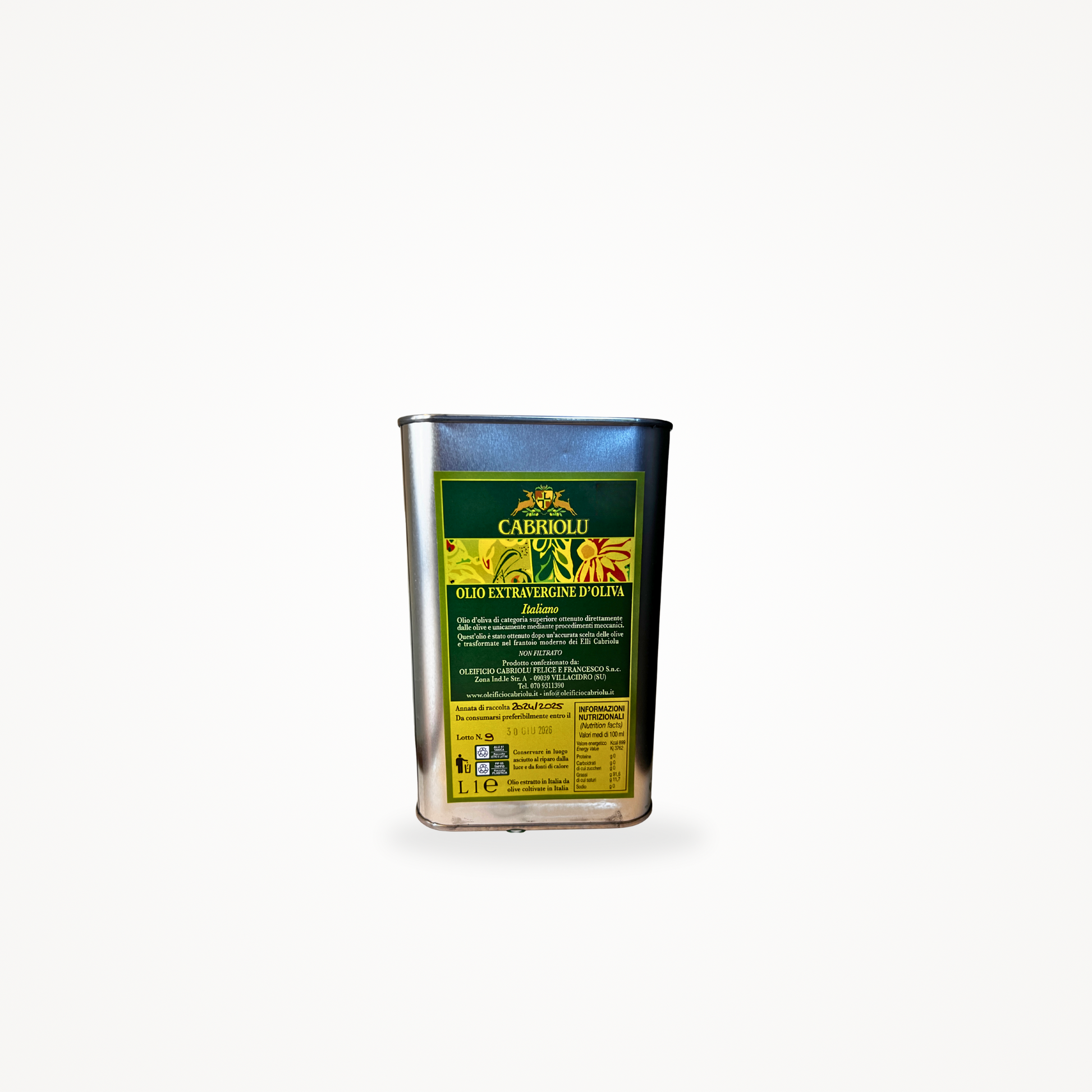 Crabiolu - olio extravergine 1l