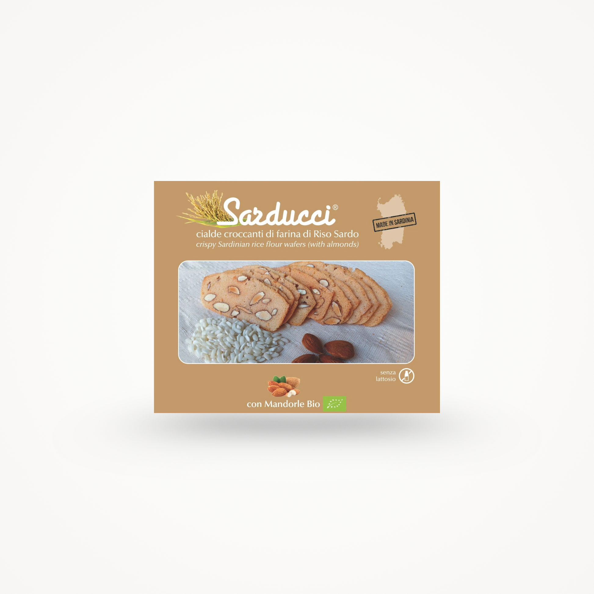 Sarducci di farina di riso aromatico con Mandorle Bio 120g