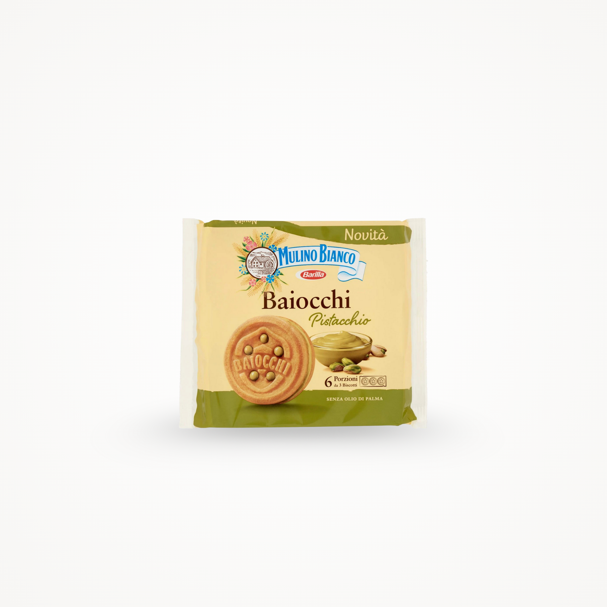 Mulino Bianco - Baiocchi Pistacchio 168g