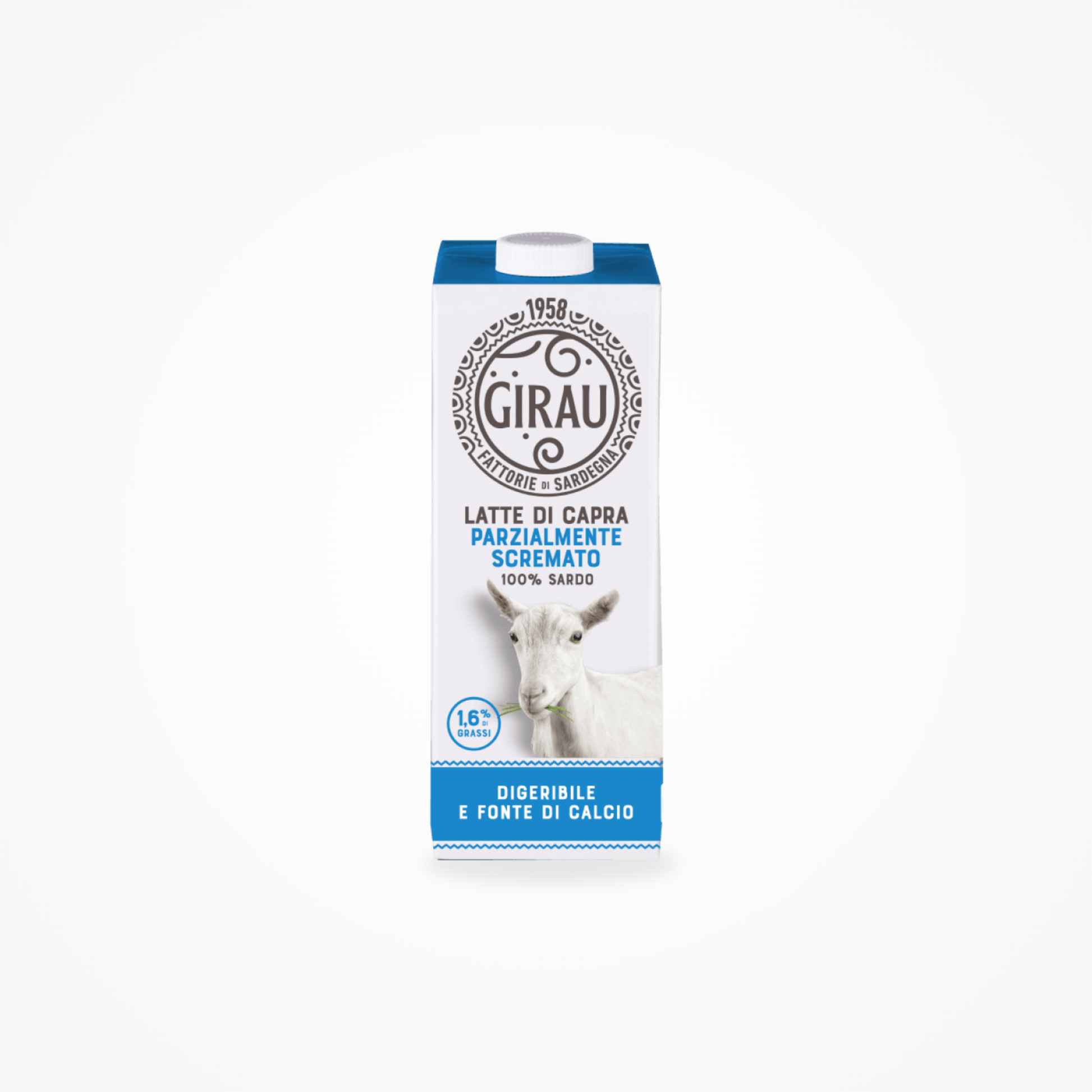Girau - latte di capra parzialmente scremato 1l